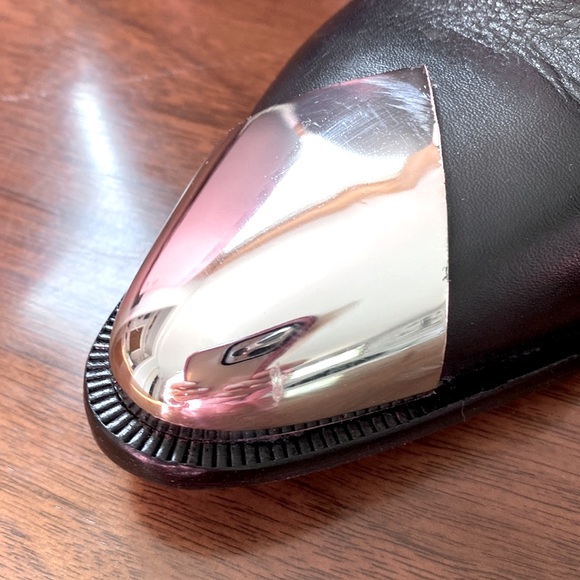 SCHUTZ Metallic Cap LUCCYEN Cowboy Boot S20514-00180-003 NEW - Picture 7 of 12